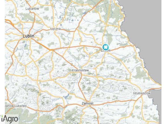 125 hektarów, ziemia orna , pole obsiane