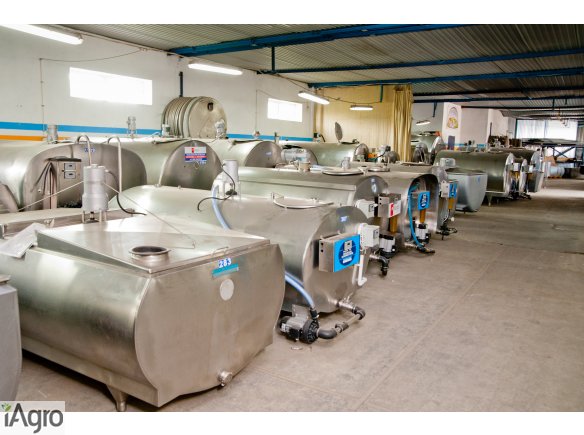 Zbiorniki chłodnie  mleka od 300L do 25000L