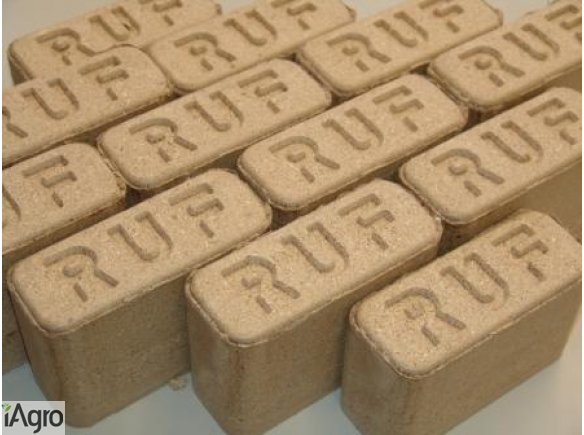 Kupię brykiet RUF fasowany z drewna twardego, sosna, mieszany