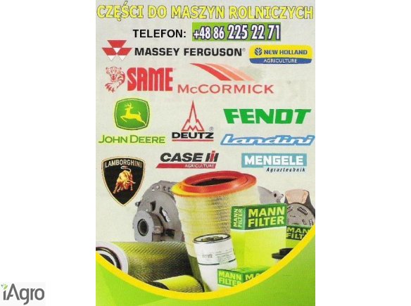 Części do maszyn rolniczych oryginalne, zamienniki i używki.
