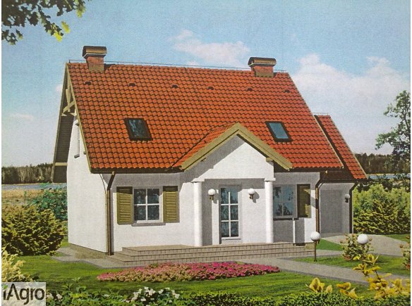 Nowy dom jednorodzinny 125 m2, wolnostojący z garażem, Straduny k/Ełku