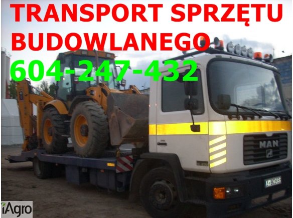 Transport maszyn budowlanych, rolniczych pomorskie