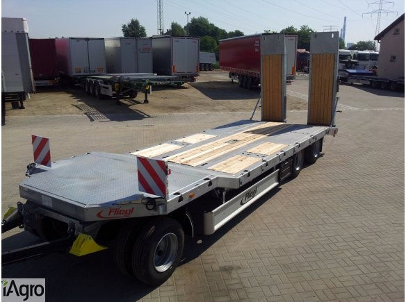 FLIEGL TRZYOSIOWA PRZYCZEPA NISKOPODWOZIOWA DTS 300