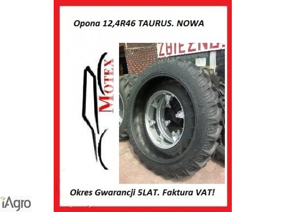 Opona 300/95R46 TAURUS 12,4R46 Nowa Faktura VAT..