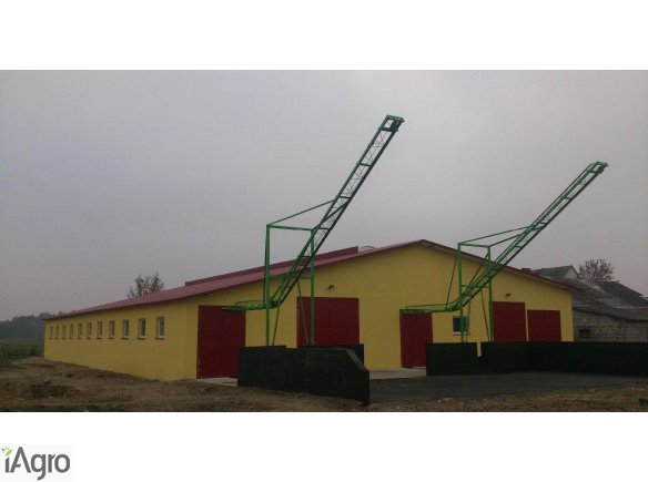 Zgarniacz obornika wyciąg na piloty pojedynczy lub tandem Nowy z montażem