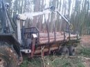 Przyczepa leśna Weimer  z HDS 10 ton  - zdjęcie 1