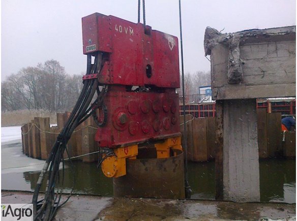 Używany zacisk do pali otwartych PVE 2 x 100T