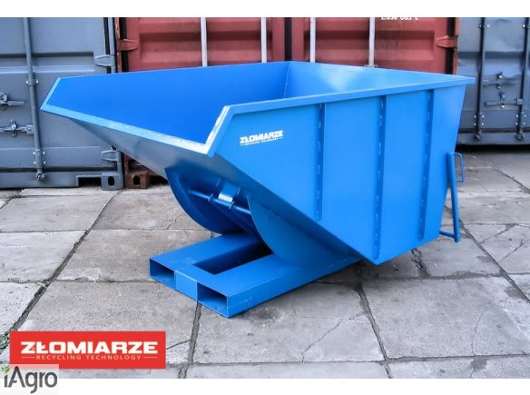 Kontener samowyładowczy pojemnik KOLEBA 0,5m3