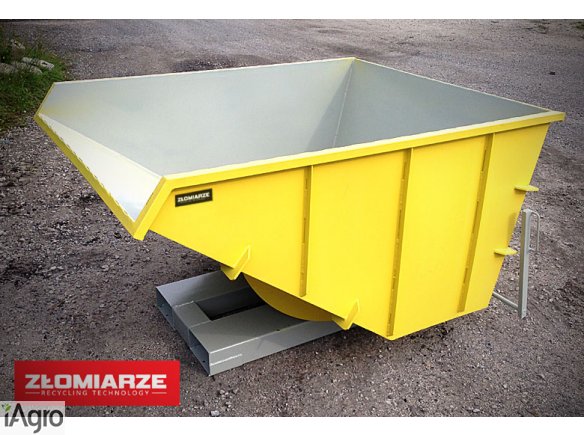 Kontener samowyładowczy pojemnik KOLEBA 1,3m3