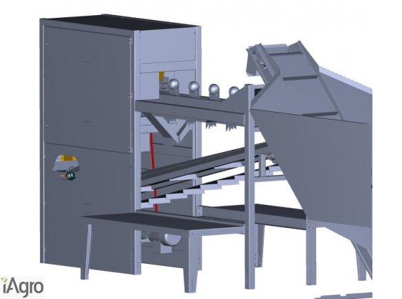 Maszyna do obierania cebuli na biało PMK P100