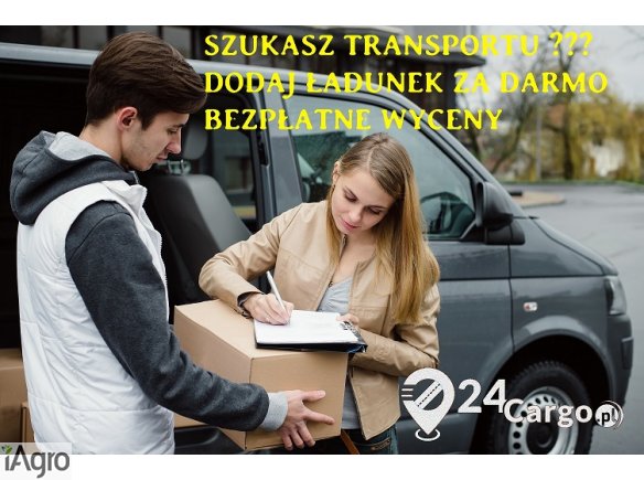 Wyślij swój ładunek za darmo! Darmowa giełda transportowa 24Cargo.pl