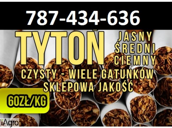 Tytoń papierosowy  60 zł 1 Kg! Sklepowej jakości wysyłka w 24H!