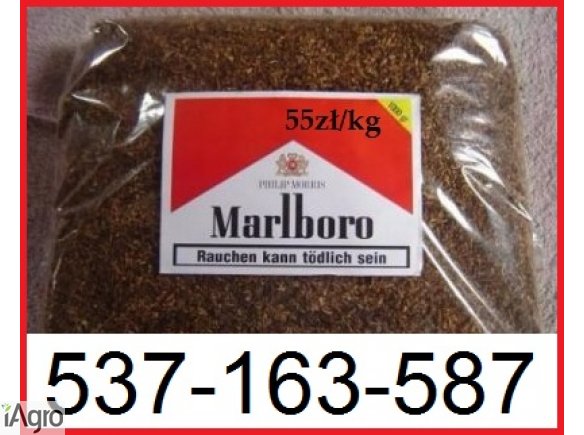 Tytoń papierosowy 55zł/kg Marlboro, RGD, LM, Viceroy, Korsarz, tani tytoń